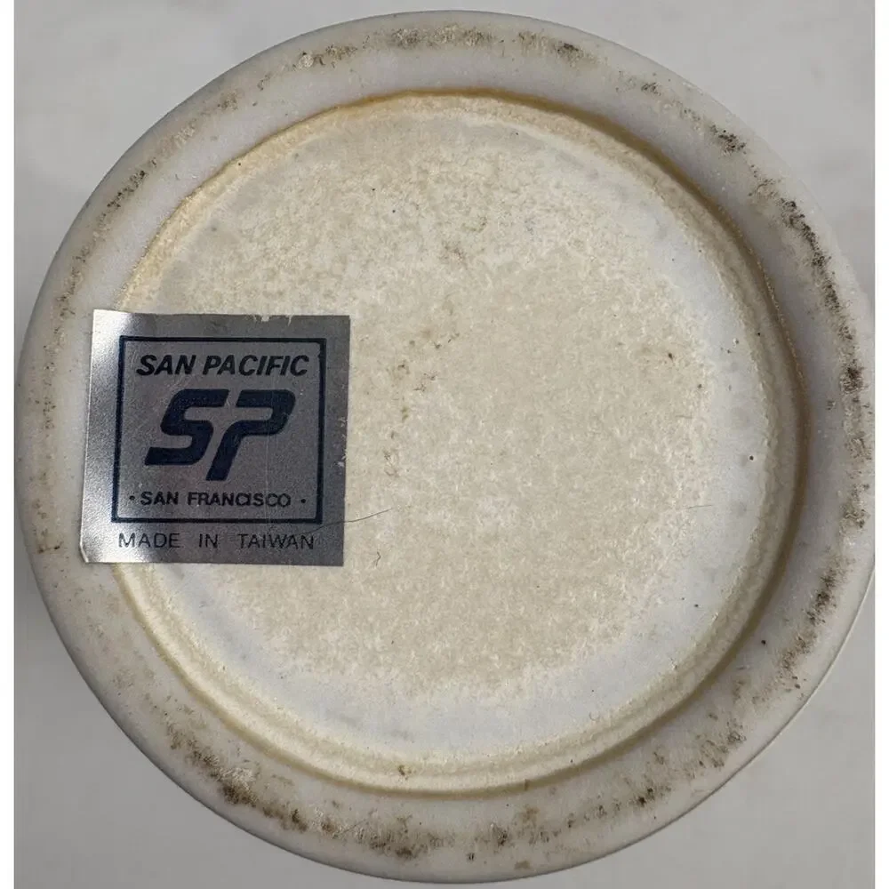 San Pacific Drip Glaze Bud Vase